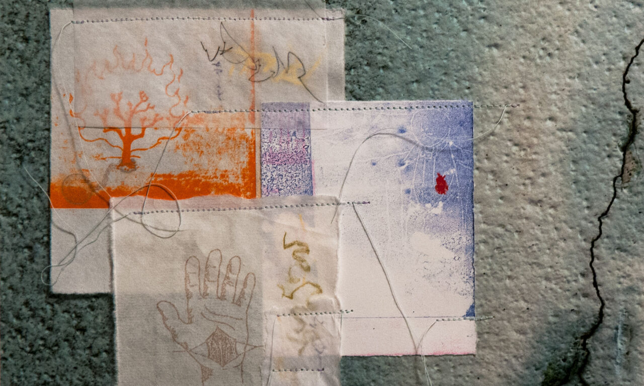 lithographic collage